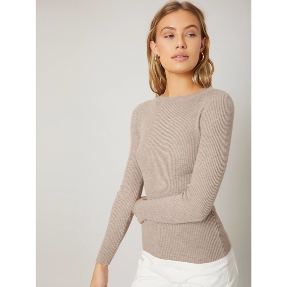 RECYCLED POLYESTER SLIM SWEATER business casual workwear black - Picture 8 of 13